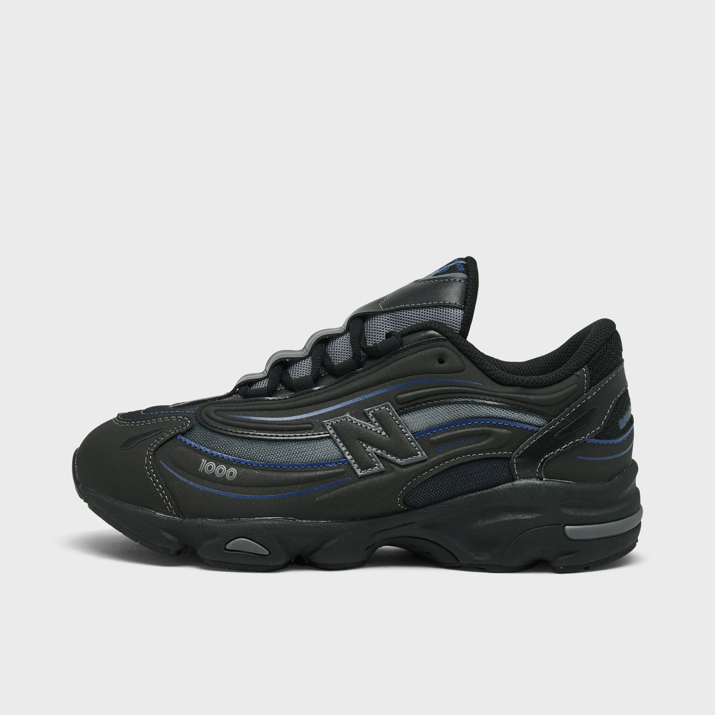 New Balance Juniors' 1000 Black / Galaxy Blue Easy to Carry