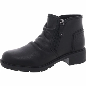 Eco Material Rural Traveler Hearth Dove Womens Zipper Leather Ankle Boots