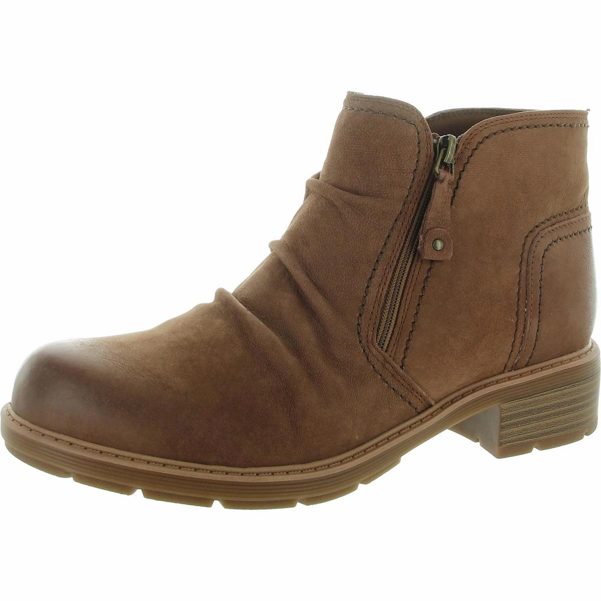 Adjustable Tactical Build Hearth Dove Womens Zipper Leather Ankle Boots