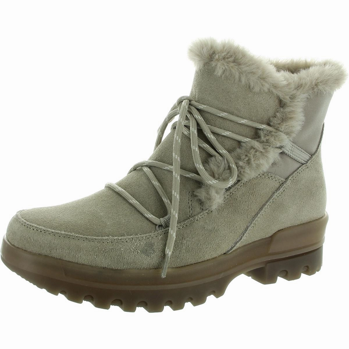 Wild Edge Soft Cushioning Nayda Womens Zipper Leather Winter & Snow Boots