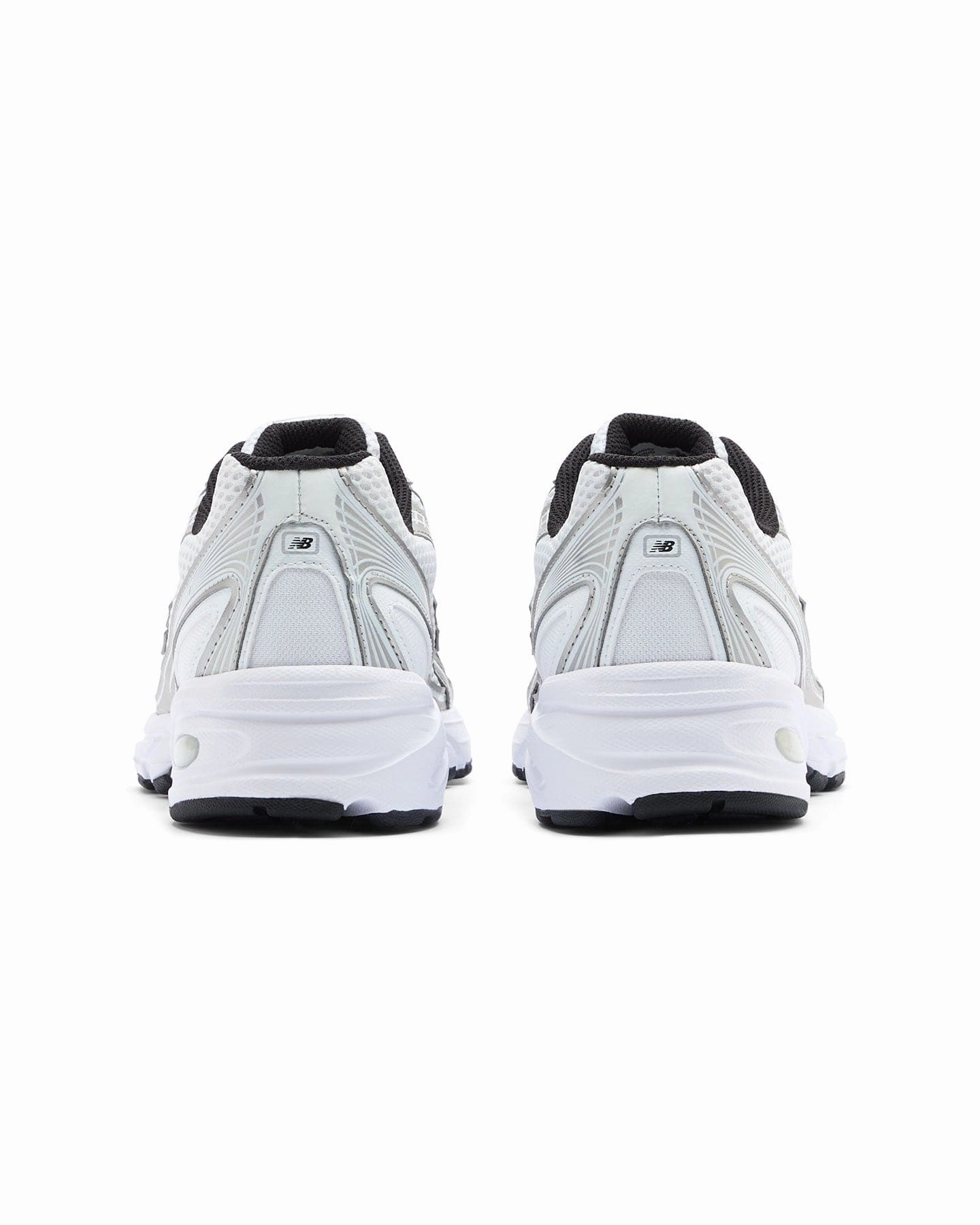 New Balance 740 - White / Silver Metallic / Black Soft Entry Lean Profile