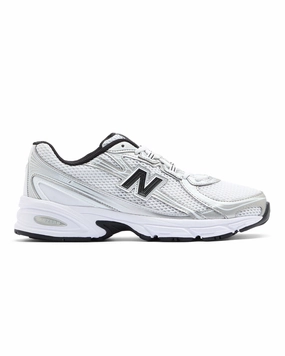 New Balance 740 - White / Silver Metallic / Black City Runner