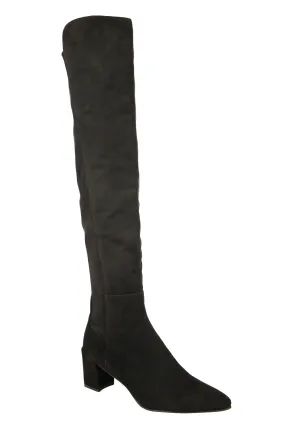 Comfortable backstay High Ankle Support Stuart Weitzman Women's Allwayhunk  Cola Suede Over-The-Knee Boot