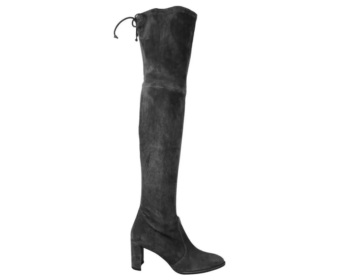 Stuart Weitzman Women's Landmark Suede Over-the-knee Boot Flexible Frame Night Travel Slip Resistant Backcountry Camper