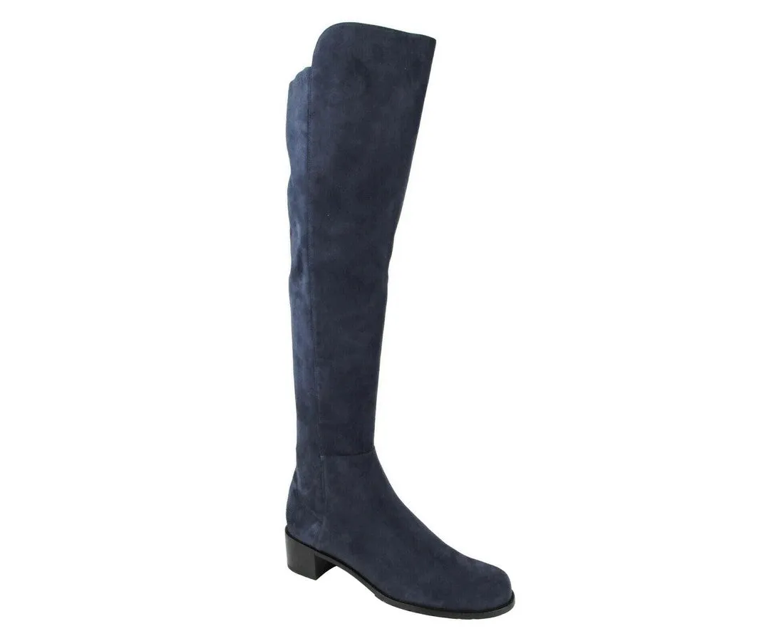 Stuart Weitzman Women's Suede Knee Boot Insulated Trail Runner