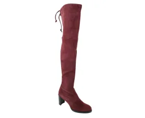 Thermal Core Mountain Hike Stuart Weitzman Women's Tipland Cabernet  Suede Over the Knee Boot