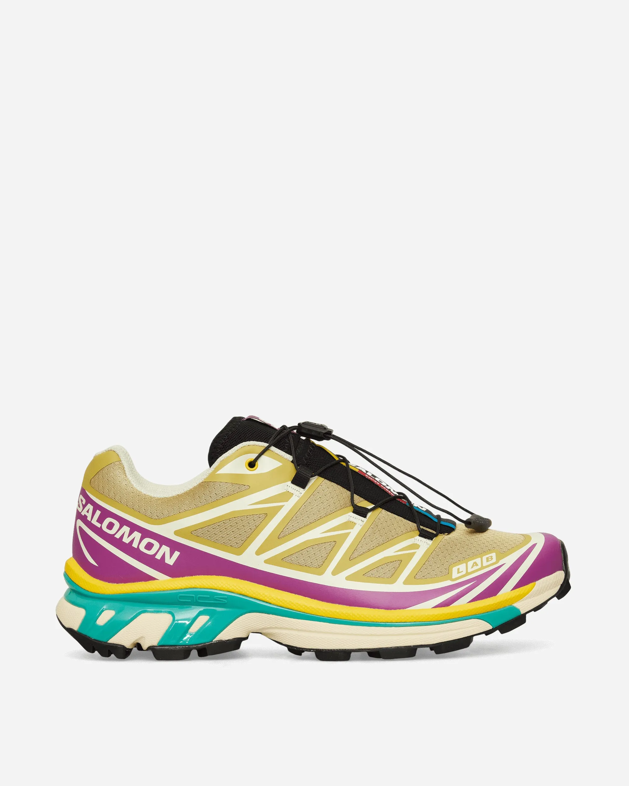 XT-6 Sneakers Antique Gold / Yellow / Willowherb Sock Like Fit Shift Friendly