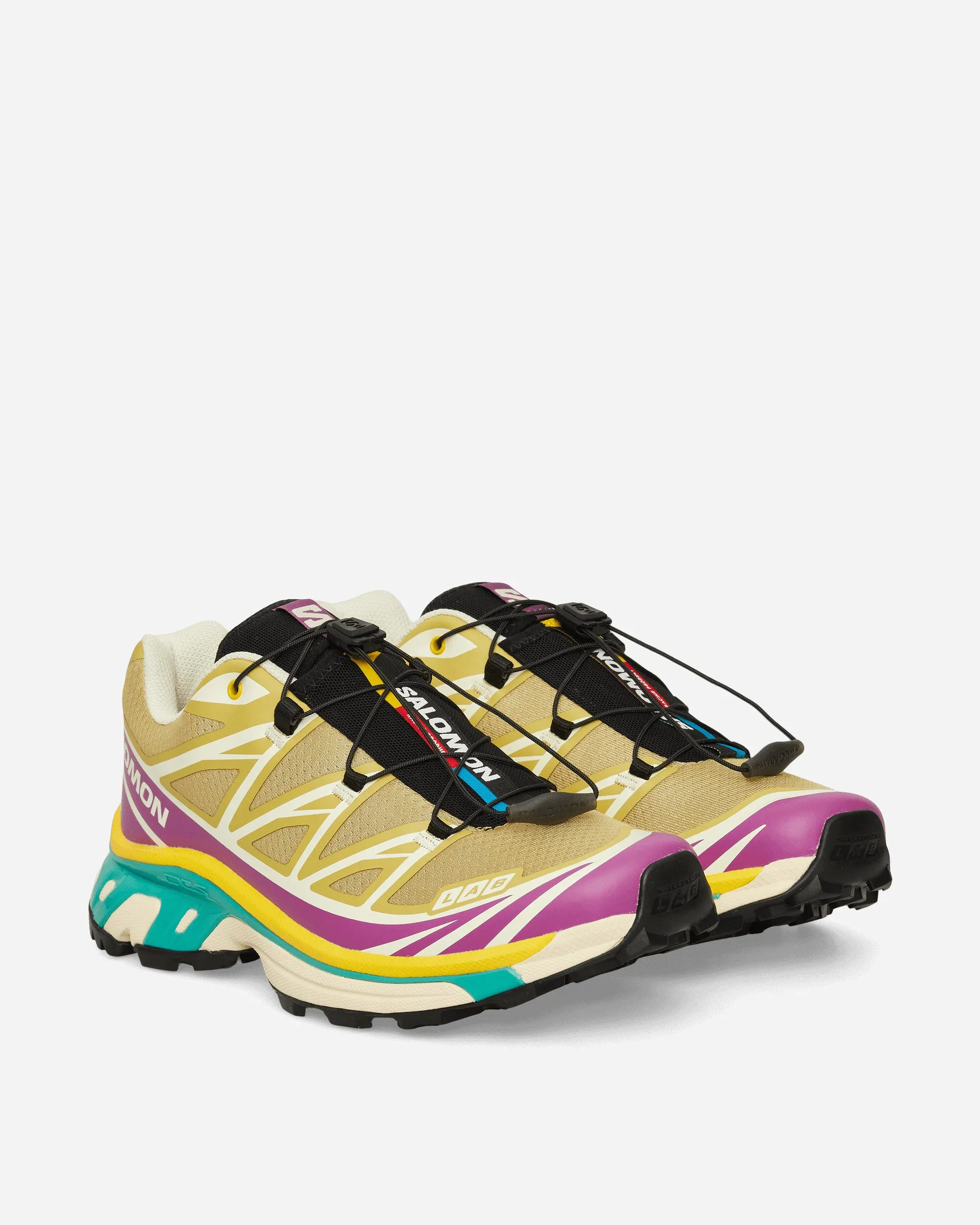 XT-6 Sneakers Antique Gold / Yellow / Willowherb Grip Enhancing Pattern Shock Edge