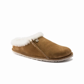 Women's suede clogs Birkenstock Zermatt Premium 1020067 Moisture Wicking Fabric Extended Heel Support