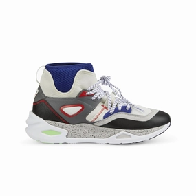 Subtle design Professional Footwear Puma TRC Blaze Mid WS (Vaporous Gray-Blazing Blue) Men's Shoes 386164-01