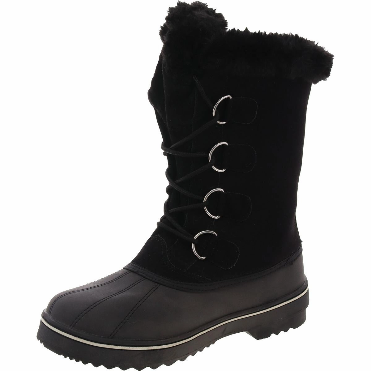 Mikkey Womens Warm Stitched Winter Boots Art Gallery