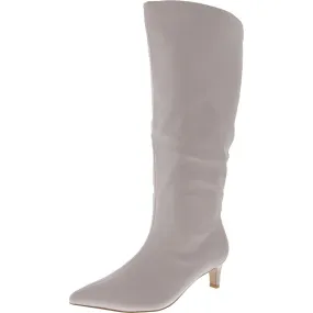 Tullip Womens Wide Calf Zippered Knee-High Boots Comfortable Movement Resilient Sole