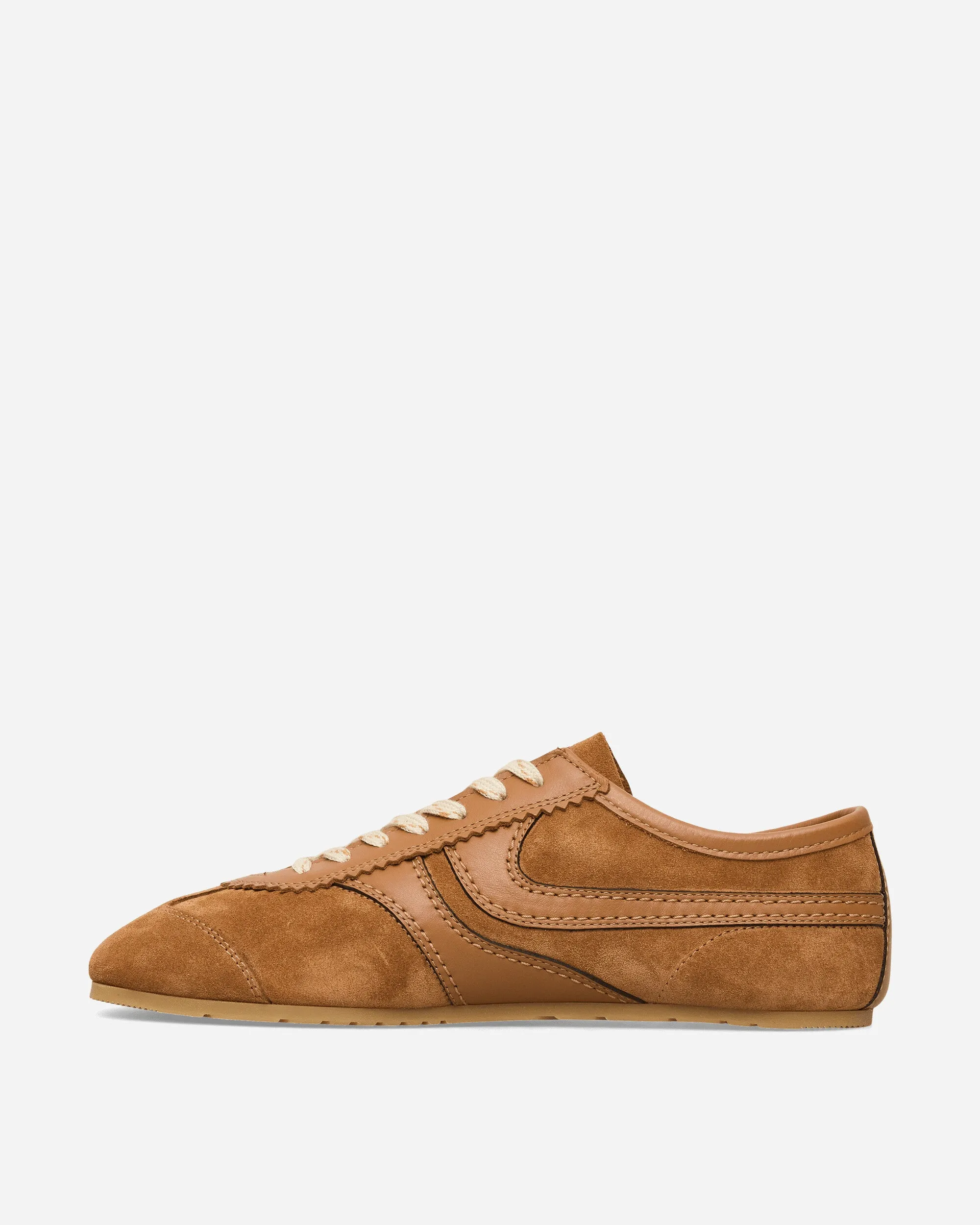 Hiking Path Agility Training Suede Sneakers Tan