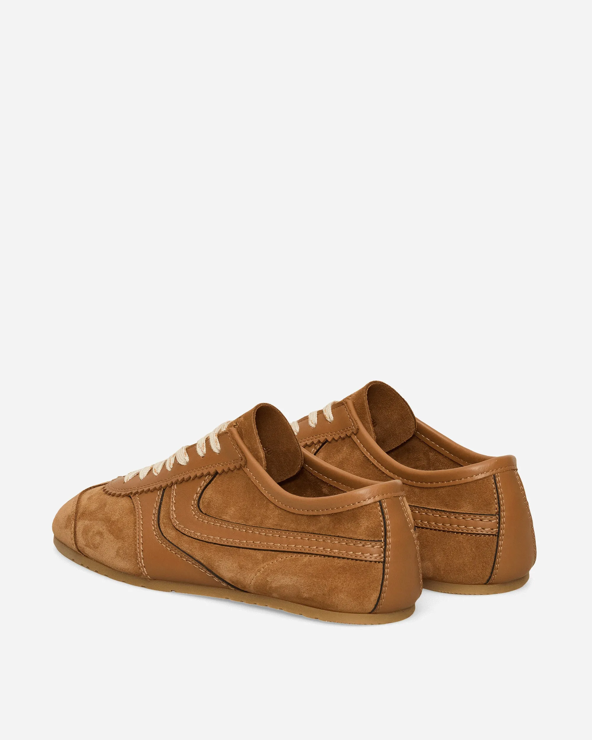 Padded look Daily Performance Suede Sneakers Tan