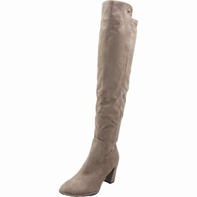 Tough Terrain Leyla  Womens Block Heel Faux Suede Over-The-Knee Boots