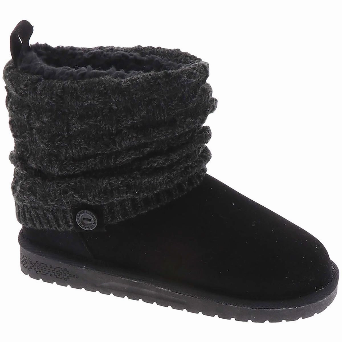 Comfortable Stride Stable Support Cold Weather Commuter Laurel Womens Knit Faux Suede Winter & Snow Boots