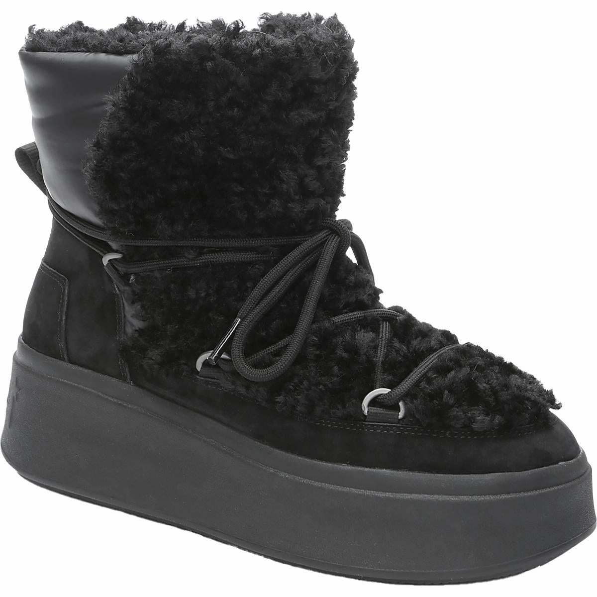 youth trend AS Moboo Womens Lace Up Platform Ankle Boots