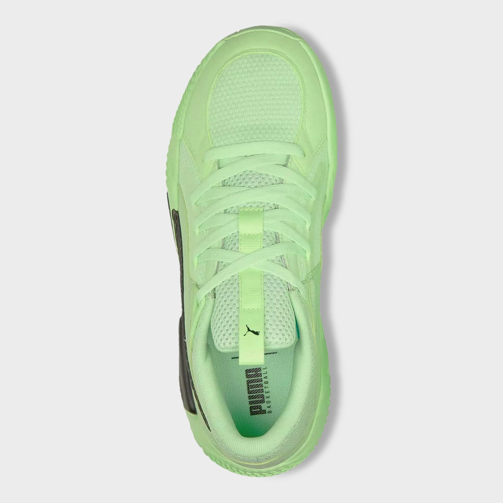 PUMA Court Rider Chaos Fizzy Lime / PUMA Black Compression Fit Collar True Heart