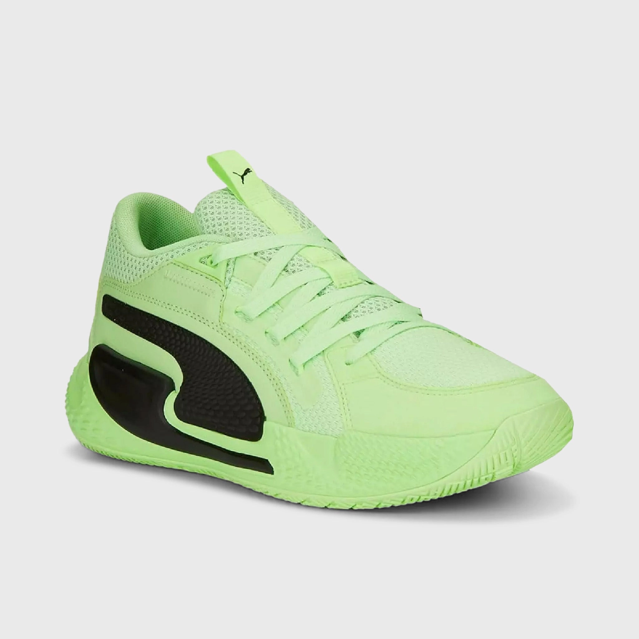 PUMA Court Rider Chaos Fizzy Lime / PUMA Black walking shoes