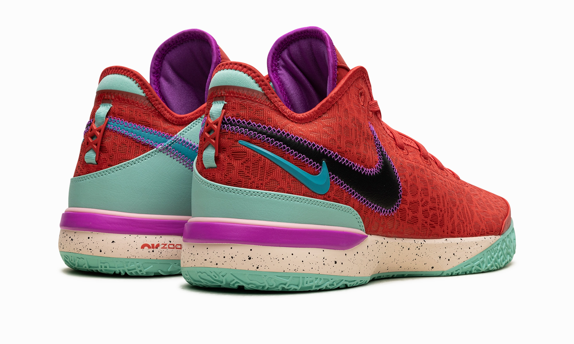 LeBron NXXT Gen "TRACK RED" Victory Walk Lockdown Straps