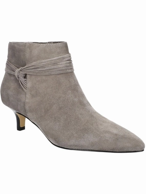 Wedding Reception Padded Interior Weekend Camping Jani Womens Pointed Toe Kitten Heel Booties