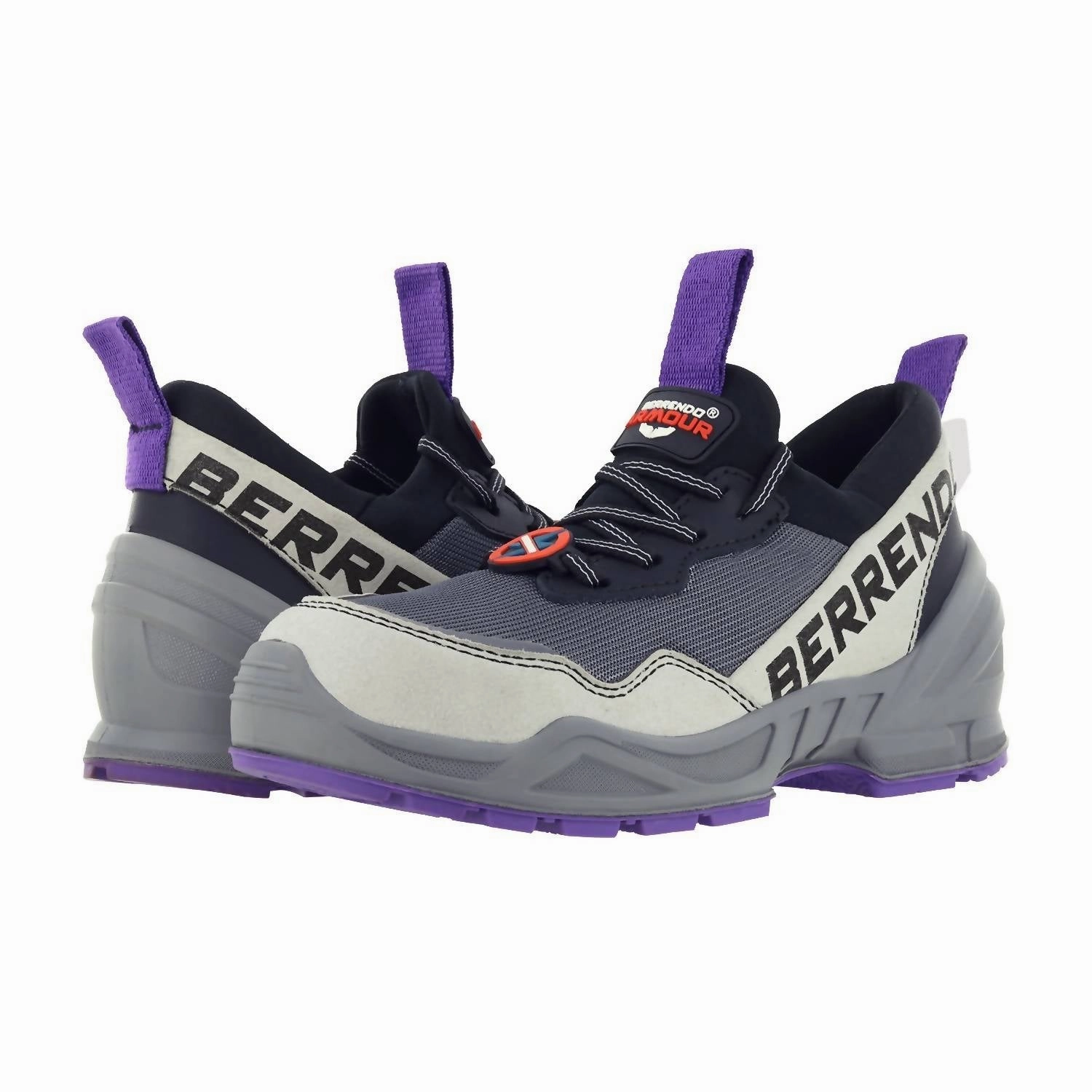 Work Utility Women's Alloy Toe Safety Work Boots Sneakers In Grey