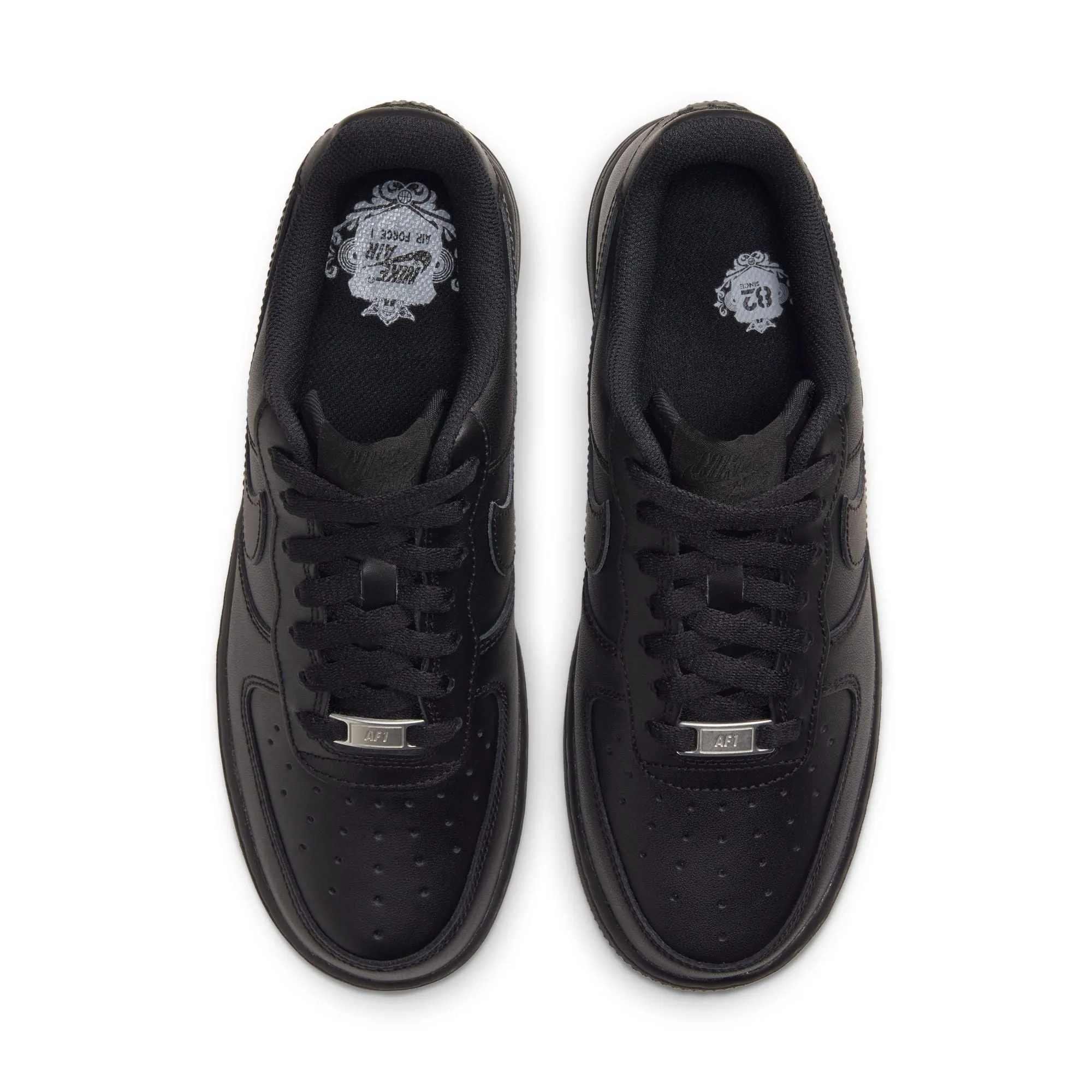 Lace Up Style Womens Nike Air Force 1 '07 'Black'