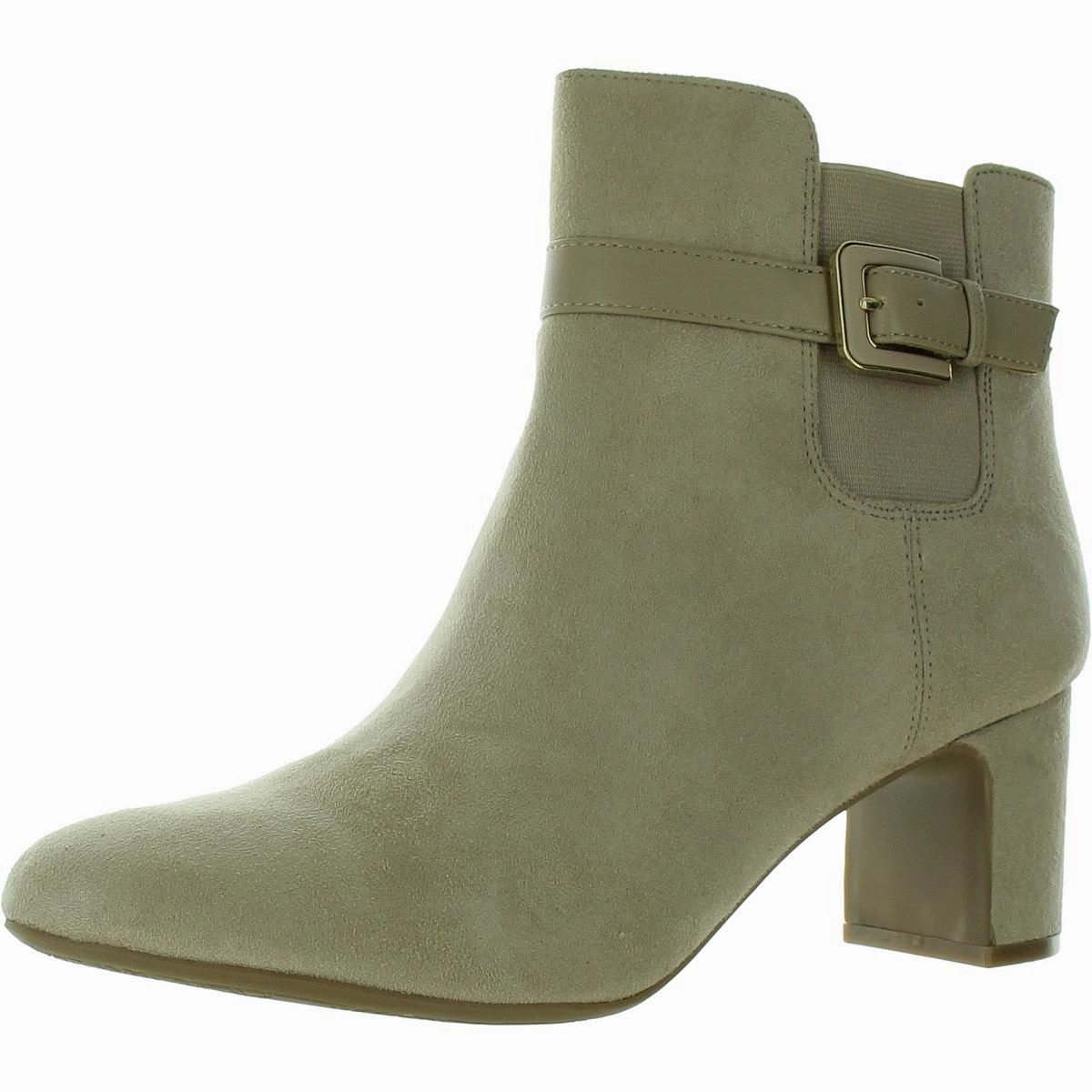 Truly Womens Zipper Faux Suede Booties AntiOdor
