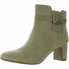 Truly Womens Zipper Faux Suede Booties AntiOdor
