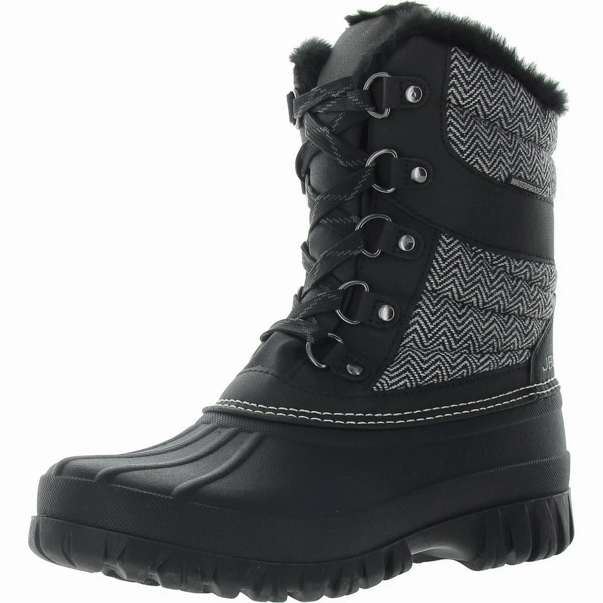 Casey Womens Two Tone Man Made Winter & Snow Boots Insulated Night Travel Outdoor Explore