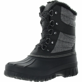 Casey Womens Two Tone Man Made Winter & Snow Boots Insulated Night Travel Outdoor Explore