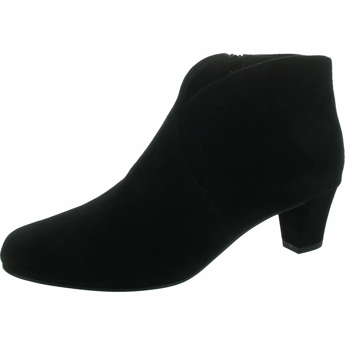 Soldier Anti Bacterial Womens Zipper Leather Booties