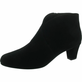 Soldier Anti Bacterial Womens Zipper Leather Booties