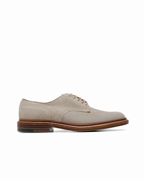 Alden Mocc Toe Blucher Milkshake Suede 24088 Video Look