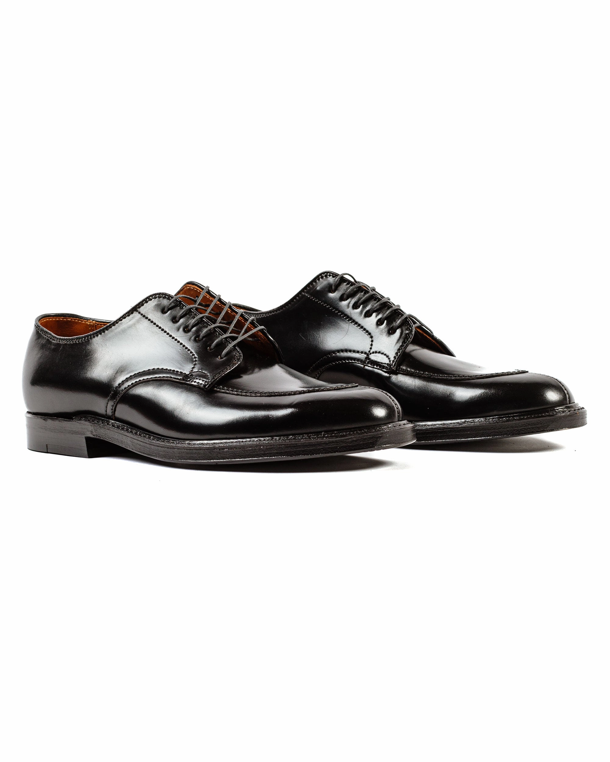Alden V Tip Blucher Black Shell Cordovan G2601 Flexibility Garden Mood