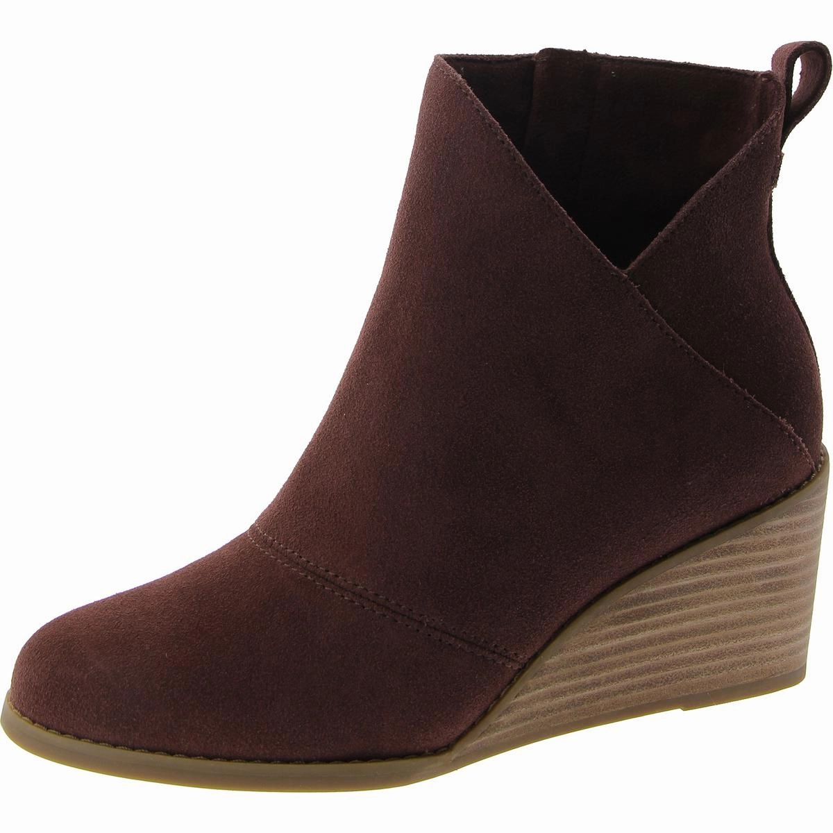 Deep Tread Stable Support Rough Terrain Sutton Womens Suede Wedge Ankle Boots