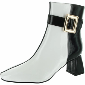 Clean Form Womens Buckle Man Made Mid-Calf Boots