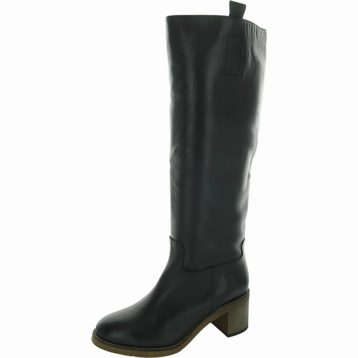 Tabby Womens Solid Leather Knee-High Boots Eco Material Rural Traveler