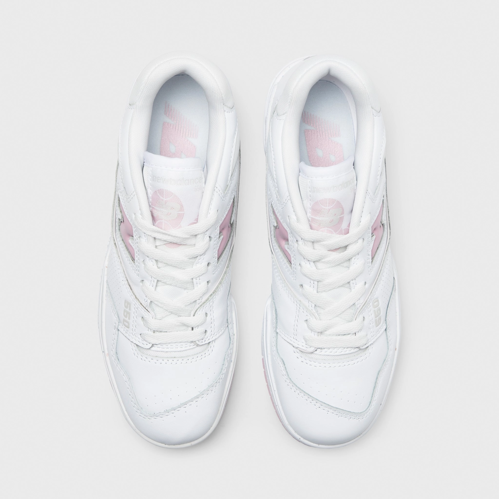 New Balance Women's 550 White / Twilight Haze Sneakers EVA Midsole