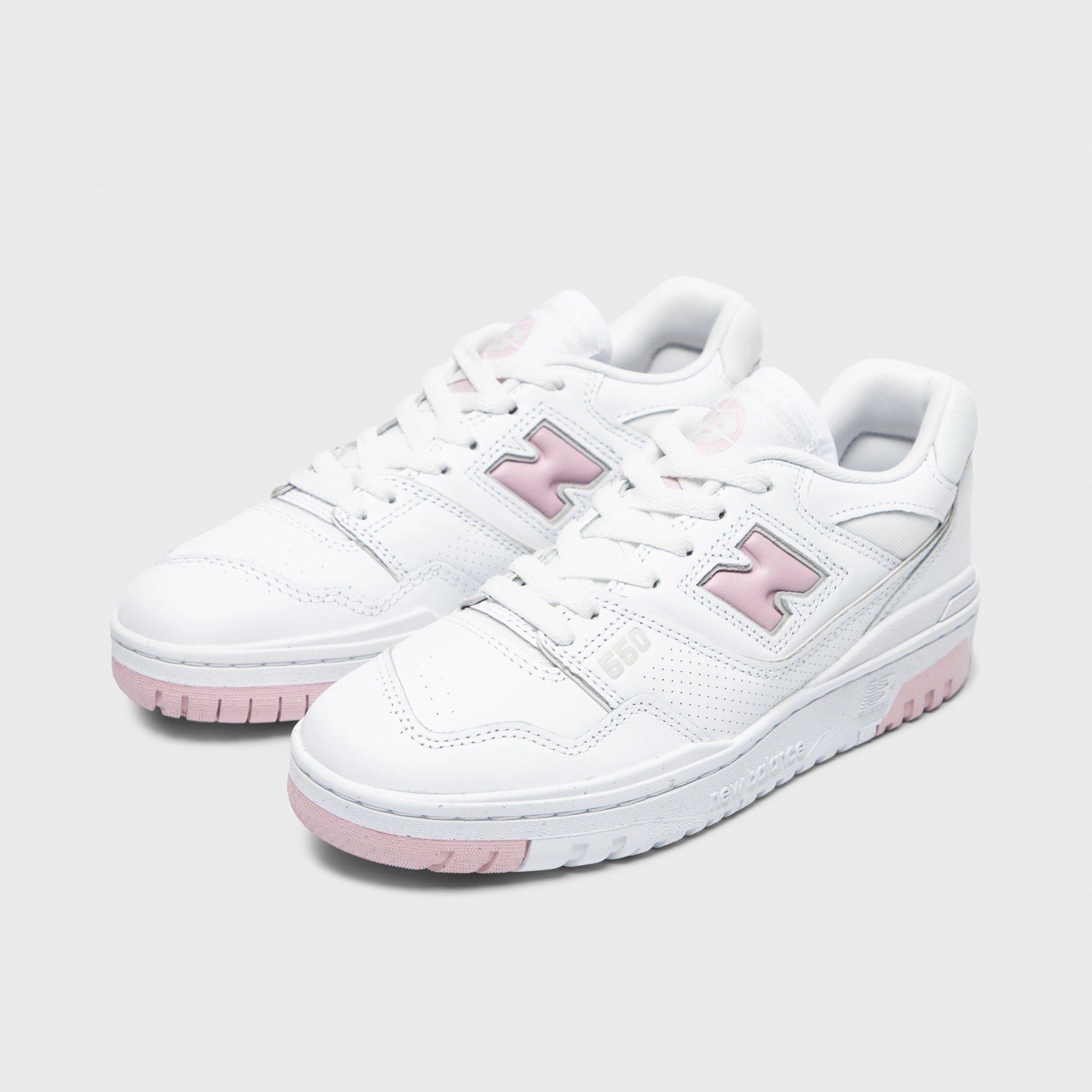 Ankle Support Tech Reactive Rocker Geometry New Balance Women's 550 White / Twilight Haze