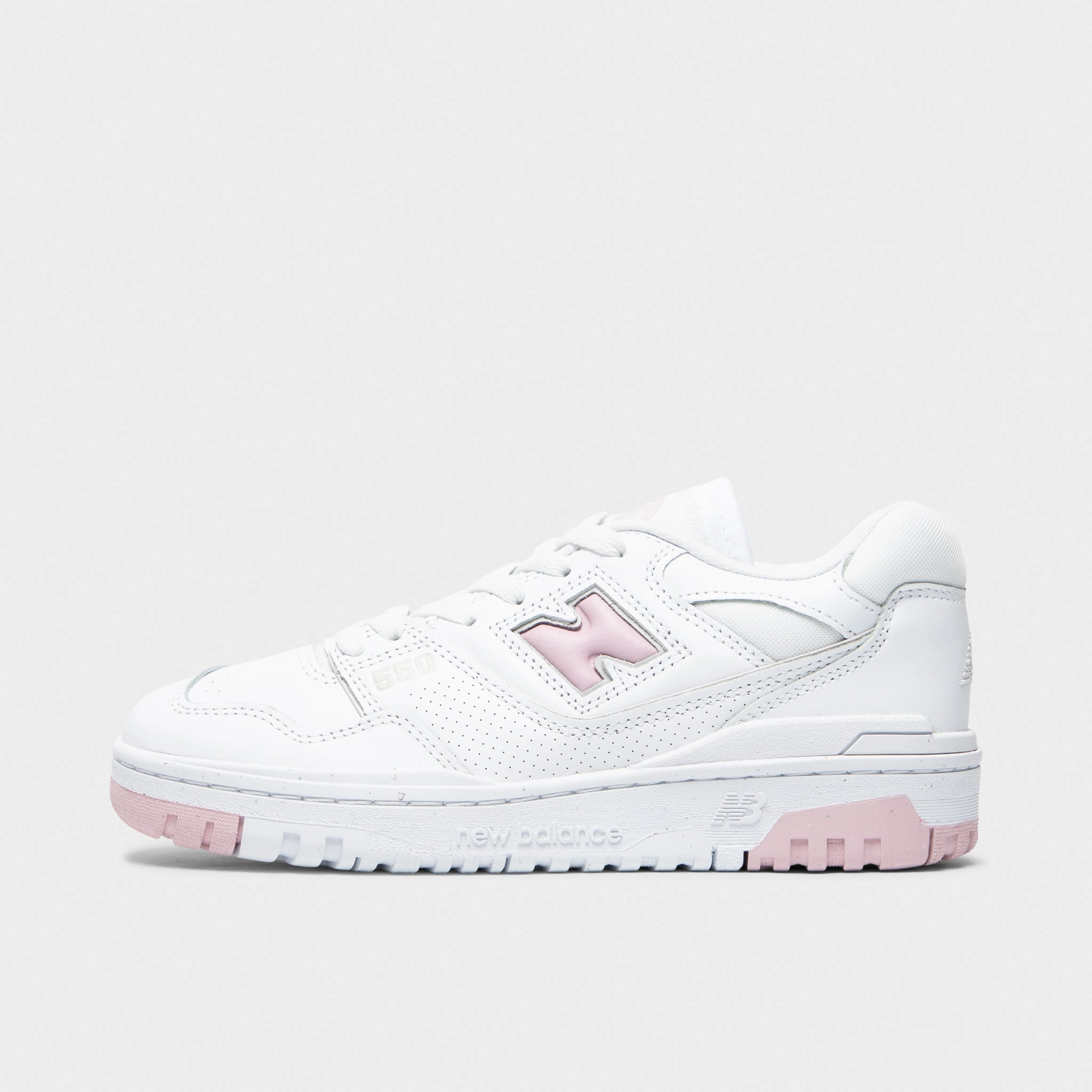 New Balance Women's 550 White / Twilight Haze Ankle Lockdown System