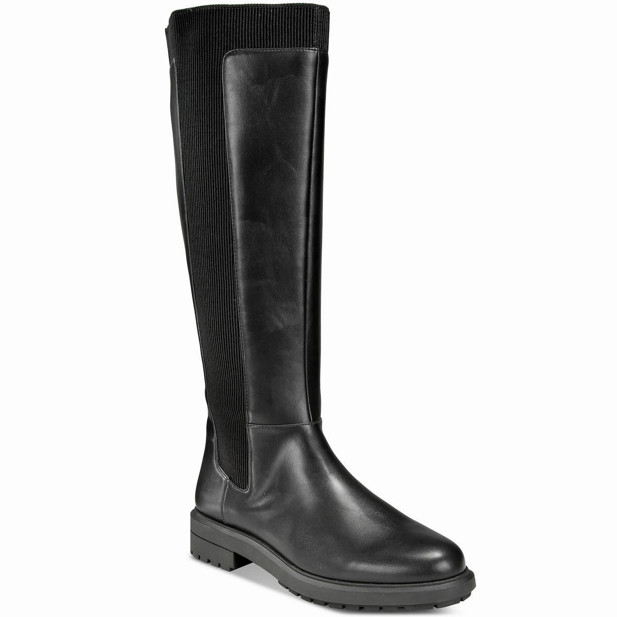 Outdoor Performance Pull On Style TAMIRA Womens Zipper Faux Leather Knee-High Boots