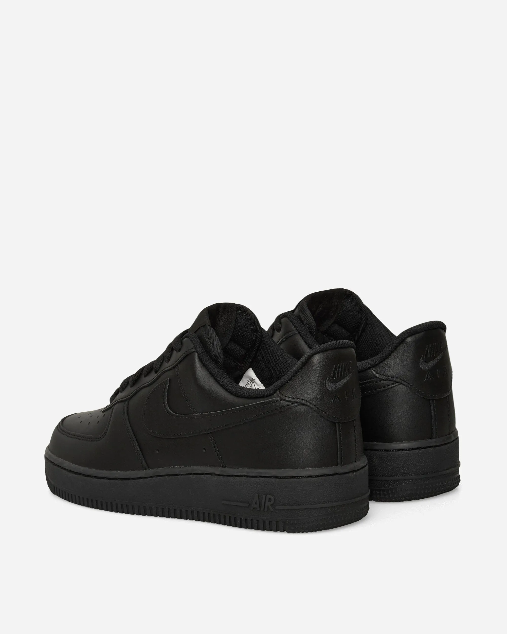 Air Force 1 '07 Sneakers Black Light Padding Reinforced Lace Holes