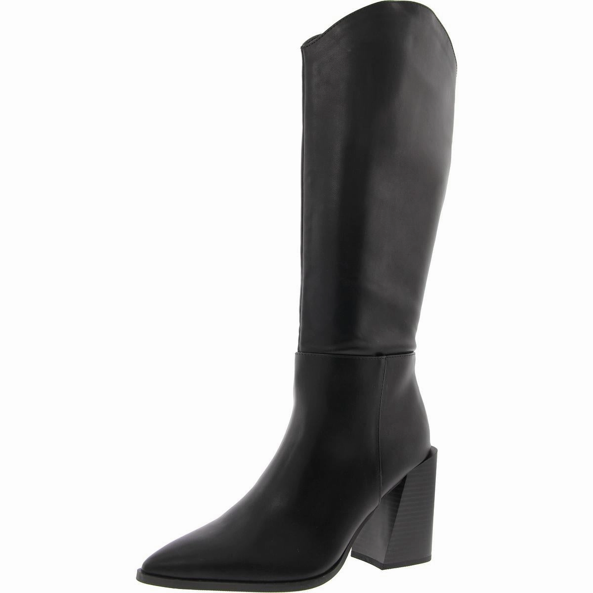 Grip Strong TATIP Womens Block Heel Manmade Mid-Calf Boots