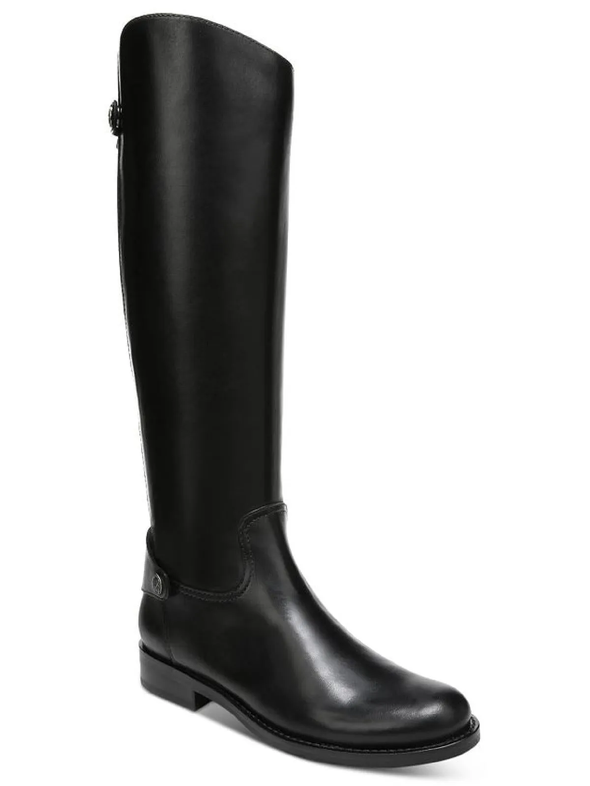 Mikala Womens Leather Riding Knee-High Boots Mountain Side