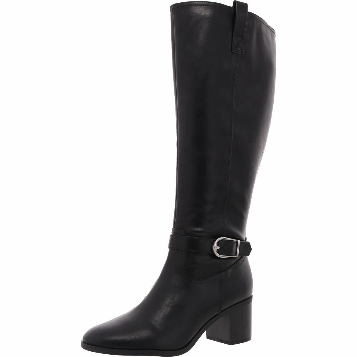 LEGENDWC Womens Wide Calf Manmade Knee-High Boots Trendy Style Silent Glam