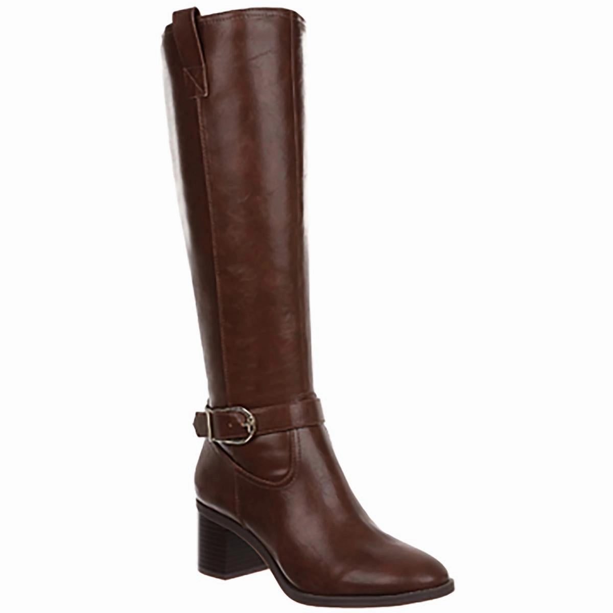 Everyday Use Closed Toe Design LEGENDWC Womens Wide Calf Manmade Knee-High Boots