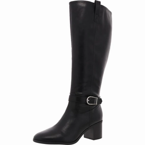 LEGENDWC Womens Wide Calf Manmade Knee-High Boots Simple Fit