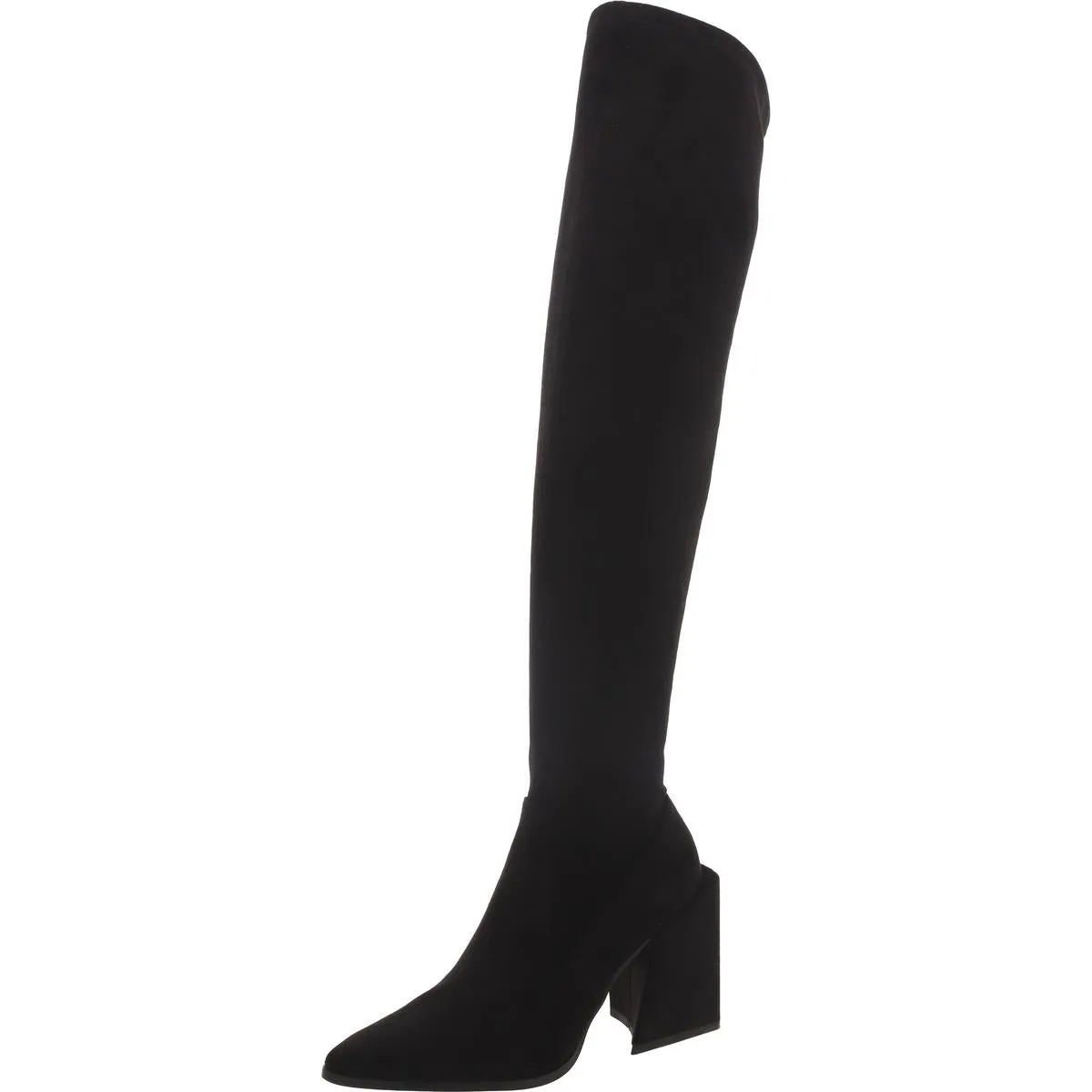 Well-fitted High-traction Tenacious Womens Faux Suede Pointed Toe Over-The-Knee Boots