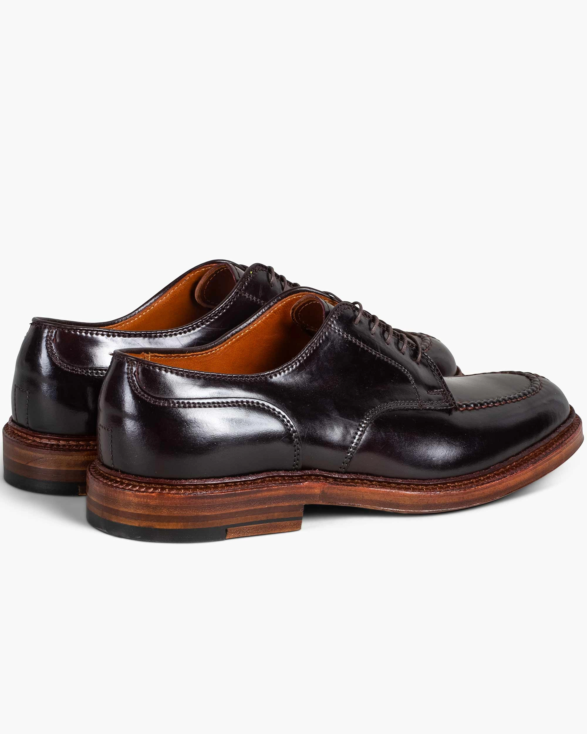 Alden Norwegian Split Toe Blucher Colour 8 Shell Cordovan G1601 Summer Base Smart Look